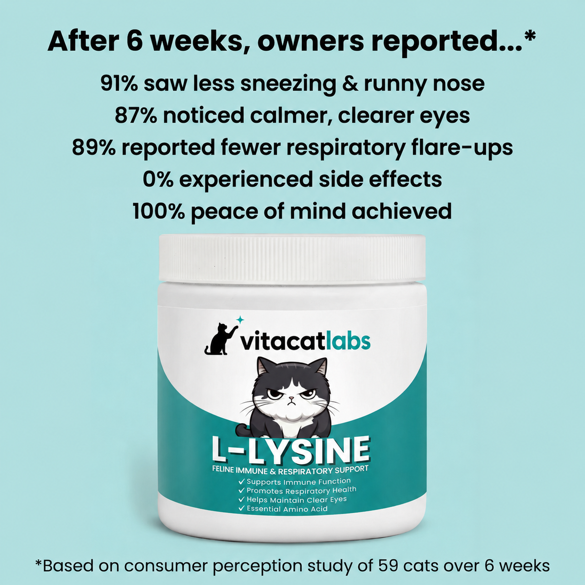 Vitacatlabs™ L-Lysine Supplement