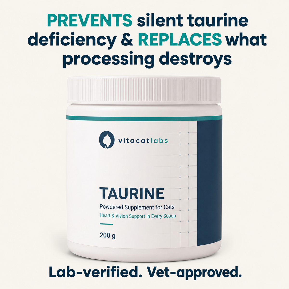 Vitacatlabs™ Taurine Supplement